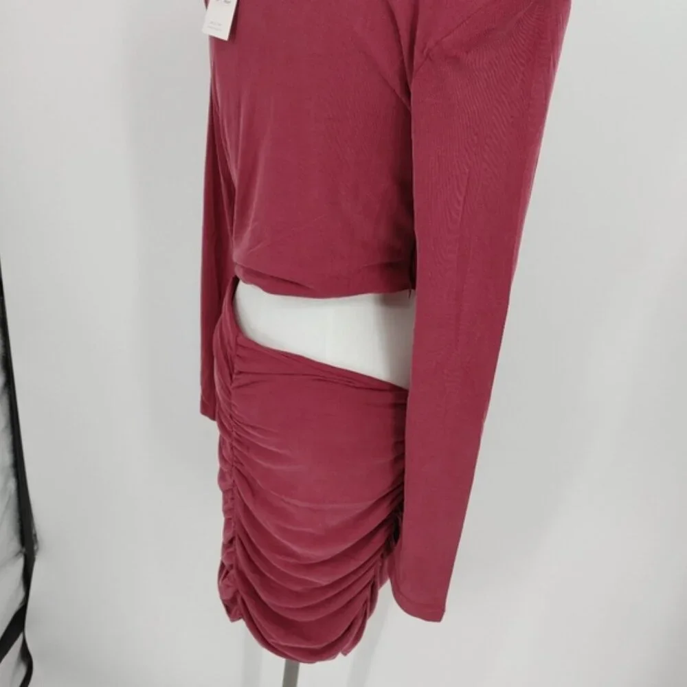 Bardot Rosa Ruched Mini Dress - Picture 4 of 5